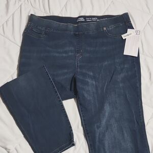 Amazon basic leggings, medium wash